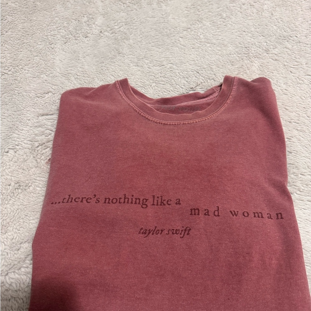 Taylor Swift Maroon 'Mad Woman' Tee